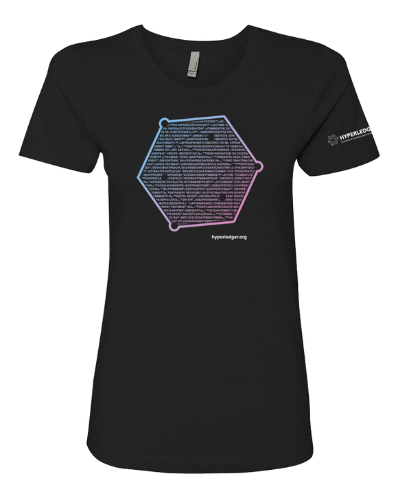 Hyperledger (Fitted-Black) Fine Jersey Tee